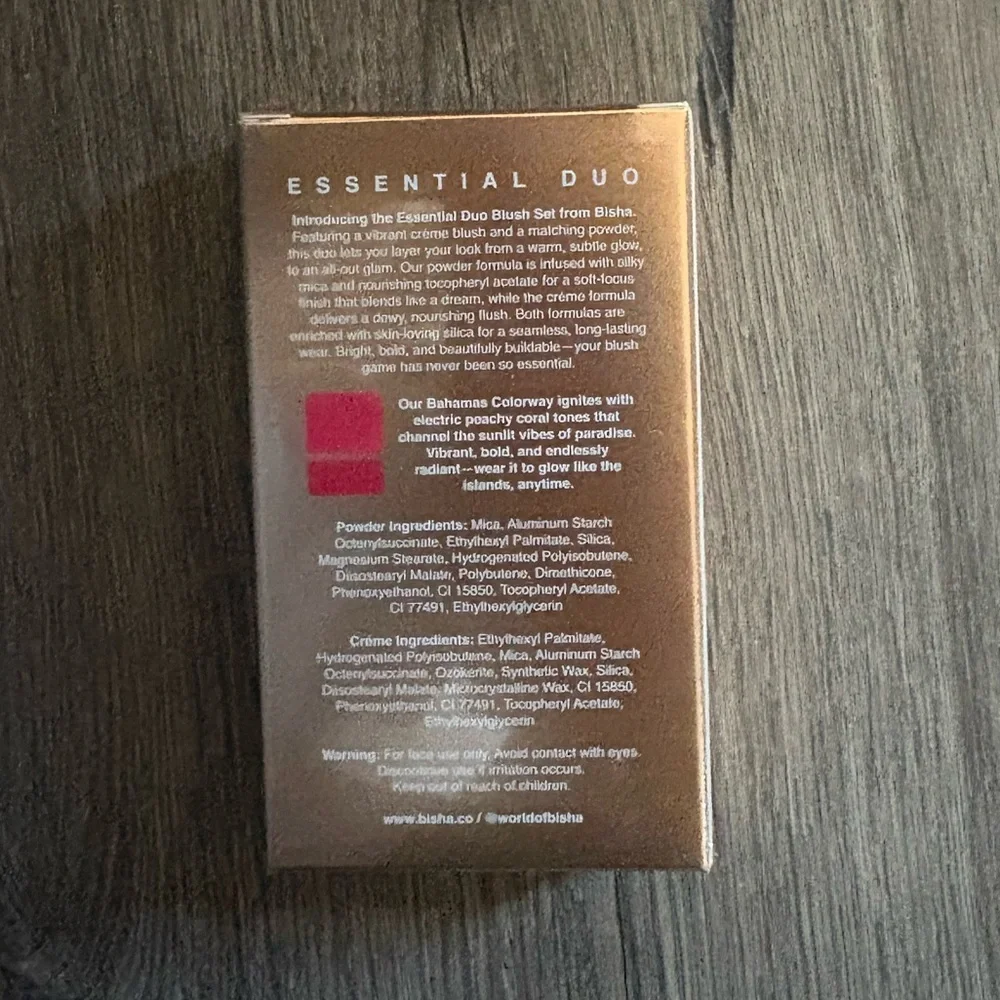 BISHA | Essential Duo Bahamas Colorway Crème + Powder Blush Set